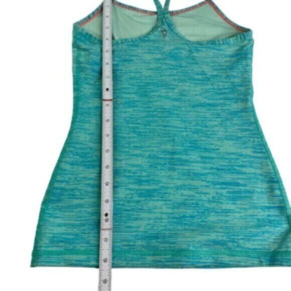 Iviva | Girls Power Y Tumblin Skinny Stripe Racerback Tank Top Size 12 - Picture 6 of 7